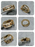 V金材質5240230梅西卡鏈條靈動戒指最經典的move系列