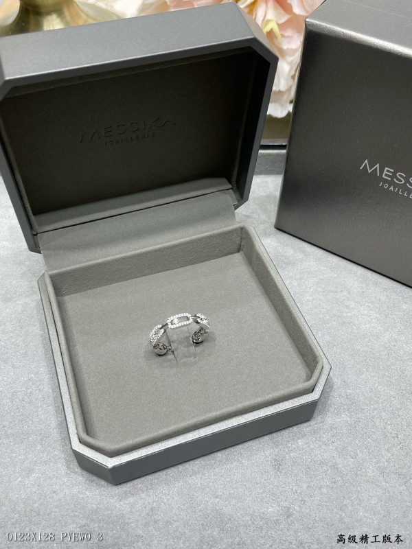 V金鍍咪金5240190梅西卡排鑽靈動戒指最經典的move系列