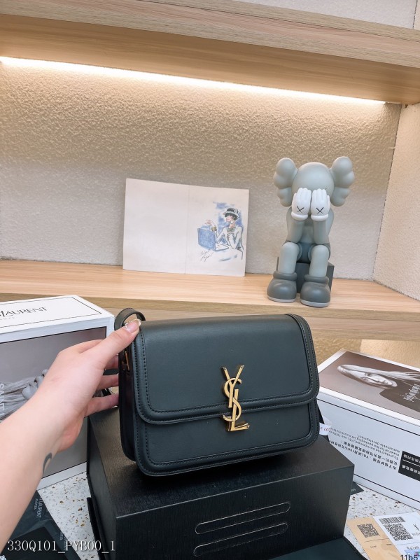 YSL/聖羅蘭 SolferinoBox 豆腐郵差包金扣小方包