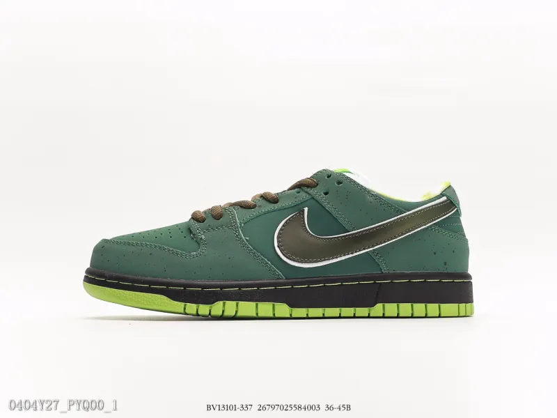 耐克ConceptsxNikeSBDunkLowGreenLobster綠龍蝦設計
