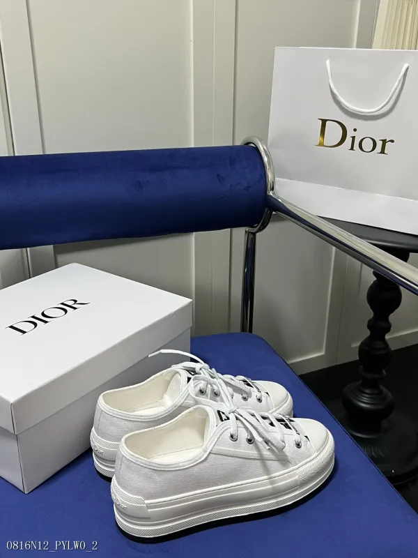 Dior迪奥新品WALK'N'DIOR厚底刺繡運動鞋