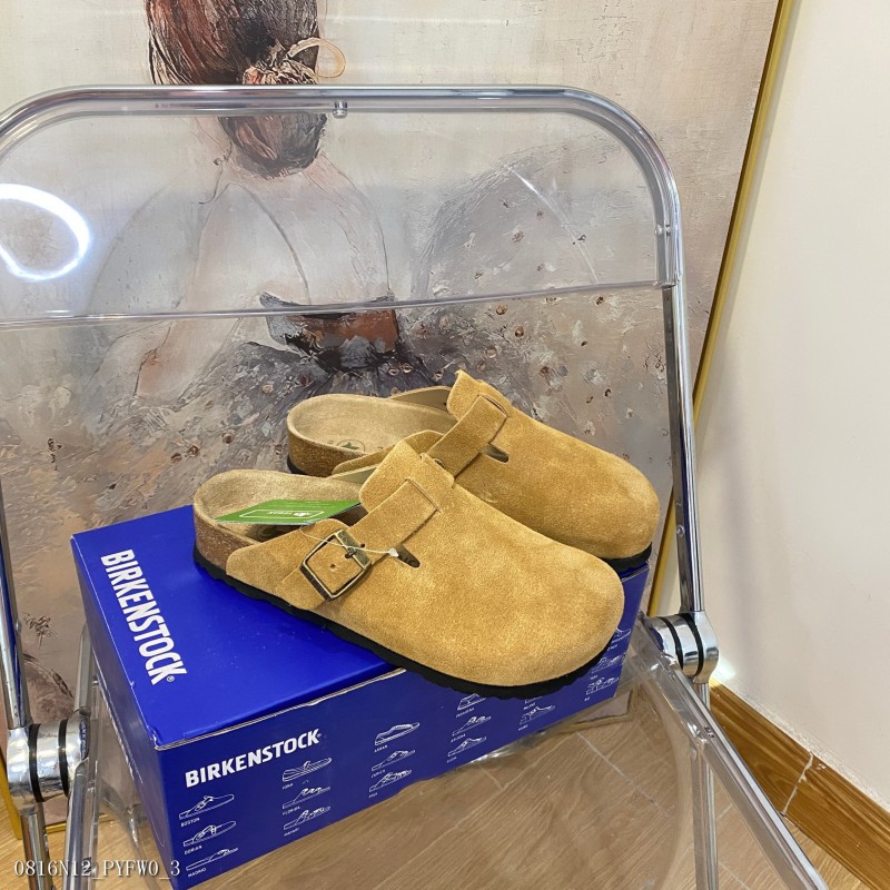 現貨火爆ins的博肯時尚穿起來方便舒適拖鞋Arizona系列墊腳都是皮的