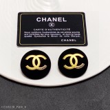 Chanel香奈Chanel字母雙C秋冬款毛絨耳釘
