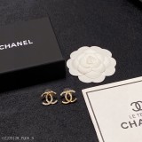 Chanel香奈Chanel字母雙C早春鑲鑽耳釘