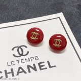 小香Chanel網紅同款最高代購級別新年紅耳釘925純銀針頂級原單品質