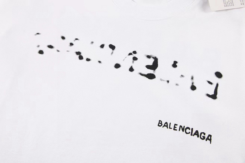  新款Balenciaga圓領短袖T恤 男女款T恤 透氣