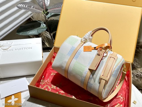 Lv24ss限定款旅行袋機場旅行包來咯lv專櫃同款旅行包