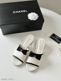 Chanel24S早春新款魚嘴系列拖鞋一如既往的高版本經典蝴蝶結