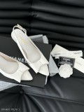 Chanel24P新品蝴蝶結高跟涼鞋
