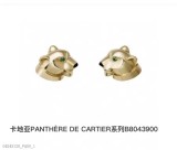 奢華卡地亞Cartier豹子耳釘卡地亞耳釘無鑽版本熱銷款市面最高版本