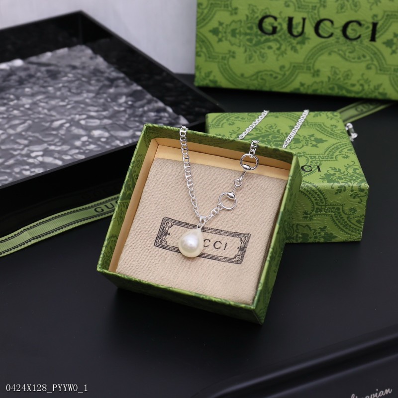 古馳GUCCI白金是帶珍珠新品發布巨美最新款項鏈檔次更高明星同款