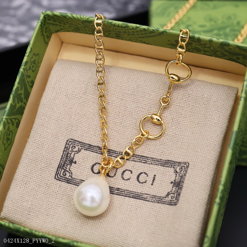 古馳GUCCI黃金是帶珍珠新品發布巨美最新款項鏈檔次更高明星同款