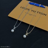 LV路易威登珍珠項鏈高端定制優雅大氣高檔奢華百搭款式