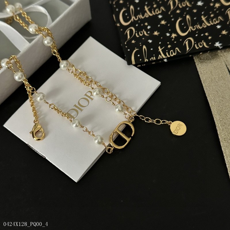 Dior迪奥珍珠字母項鏈專櫃一致上新精選