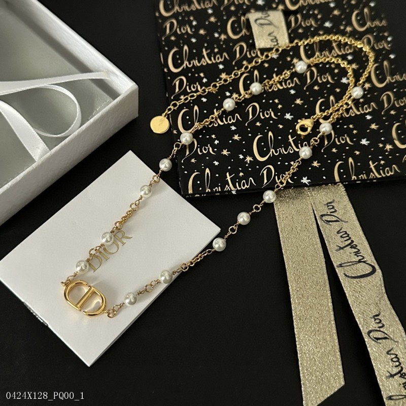 Dior迪奥珍珠字母項鏈專櫃一致上新精選