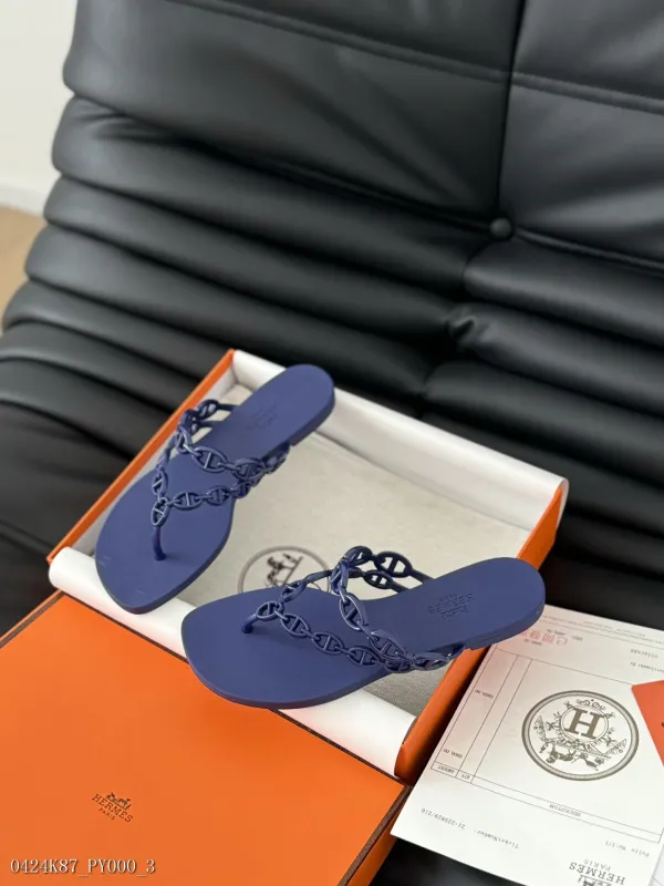 Hermes24S新款果凍拖鞋
