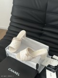 Chanel小香24s新品鏈條雙C粗跟單鞋！無論搭配褲裝還是裙裝都是完美 小仙女們必備！