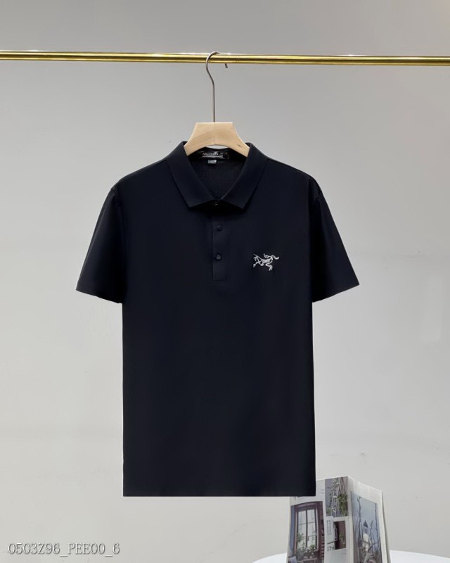 Arc」teryx始祖鳥刺繡polo衫夏裝新款男士商務Polo短袖T恤