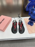 miumiu人字拖鞋凉鞋没有人字拖的夏天是不完整的