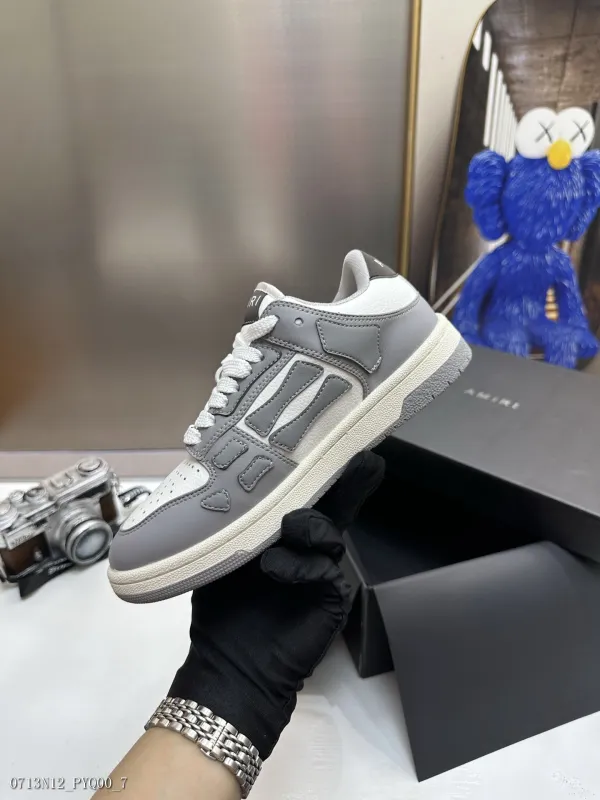 AMIRI2024新款低帮情侣款骨头饼干鞋运动板鞋AMIRIRUNWAYSKELTOP