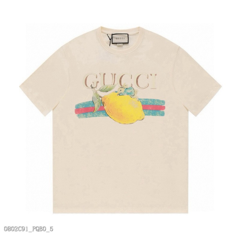 Gucci新品彼得兔系列2024早春系列高克重短袖