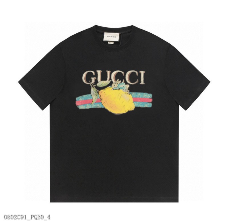 Gucci新品彼得兔系列2024早春系列高克重短袖