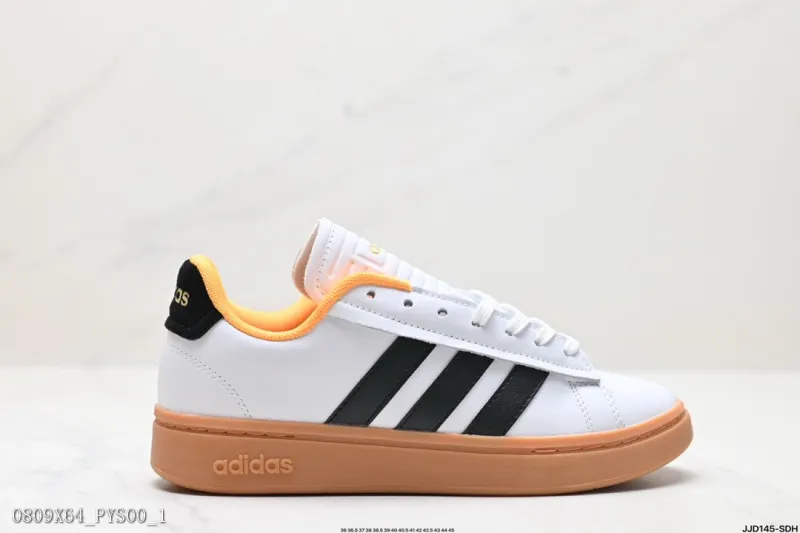 真標AdidasNeoGRANDCOURTBEATAlpha休閑耐磨低幫板鞋