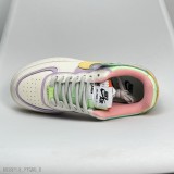 耐克NIKE WMNS Air Force 1 Shadow全新少女系解構主義設計馬卡龍空軍一號輕量增高低幫百搭板鞋