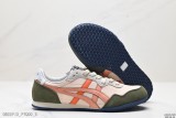 公司級 Onitsuka Tiger鬼 虎 Serrano 尼龍 復古運動 防滑耐磨平衡輕便 低幫生活休閑鞋