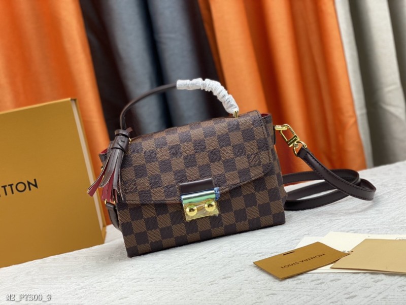LV老花CROISETTEDAMIER非格邮差包又一款除了METIS巨巨火的手袋时尚百搭能背又能提个型小巧玲珑让你散发优雅气质