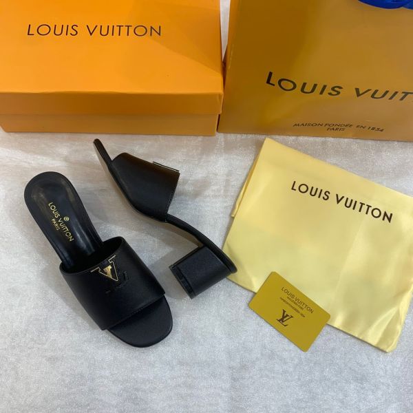 LV high heel slippers BFO