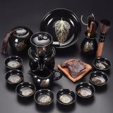 Tianmu Jianzhan Jinmu Yezhan Automatic Tea Set Set Home Use Lazy Stone Milling Automatic Tea Set Tianmu Jianzhan Jinmu Yezhan Automatic Tea Set Set Home Use Lazy Stone Milling Automatic Tea Set