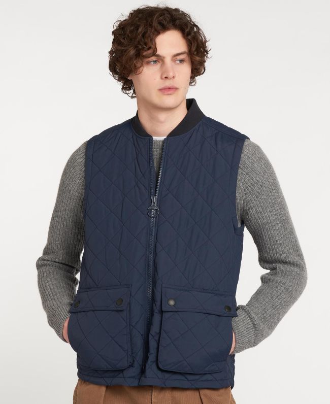 Barbour Quilted Rib Collar Gilet MGI0101NY51