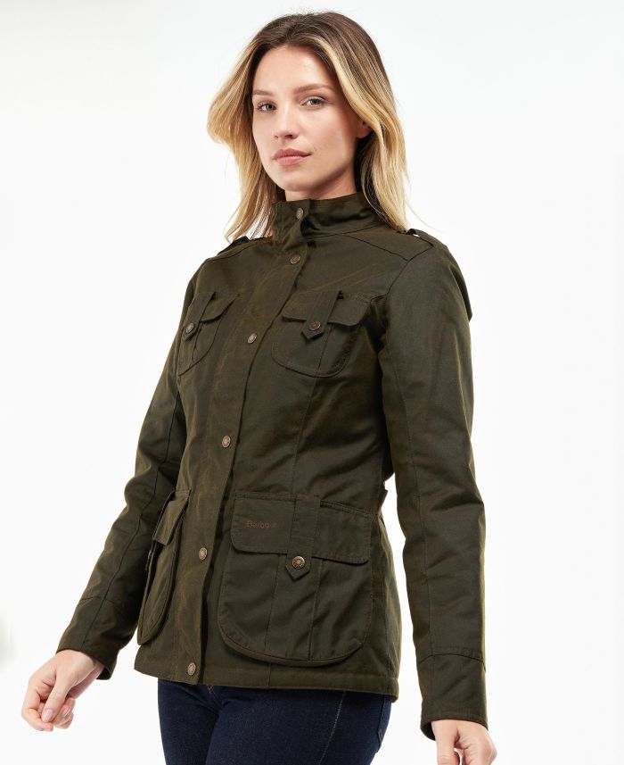 Barbour Winter Defence Waxed Cotton Jacket LWX1066OL51