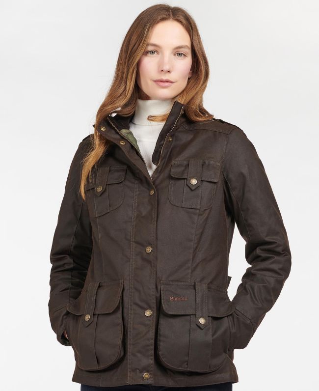 Barbour Winter Defence Waxed Cotton Jacket LWX1066RU71