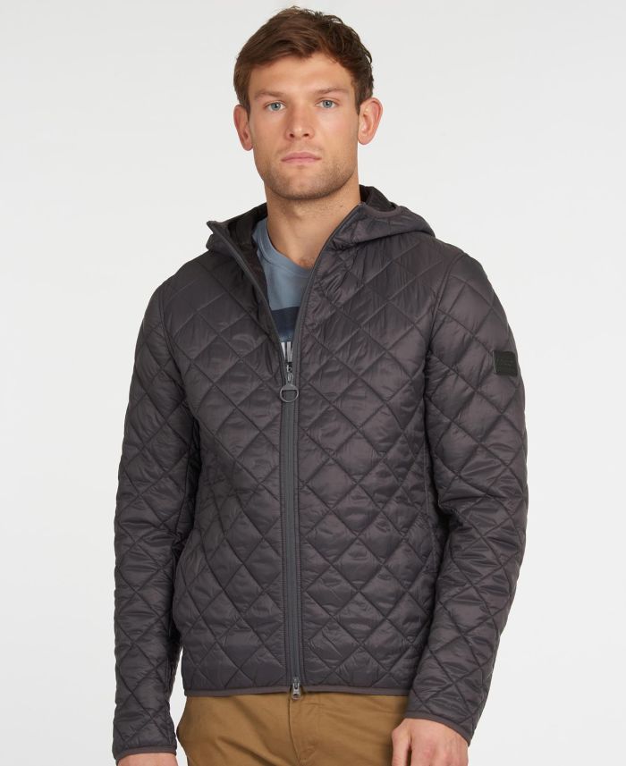Barbour Hooded Quilted Jacket MQU1309GY91
