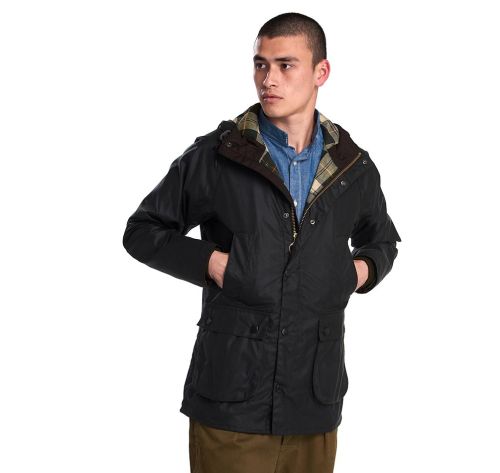 Barbour Slim Bedale Hooded Wax MWX1369SG51