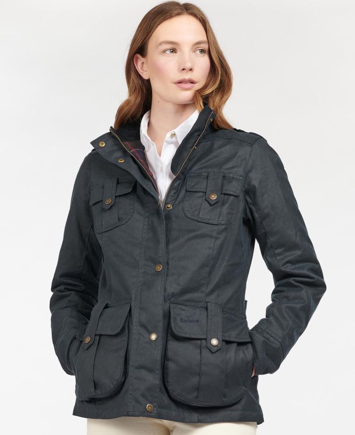 Barbour Winter Defence Waxed Cotton Jacket LWX1066NY51