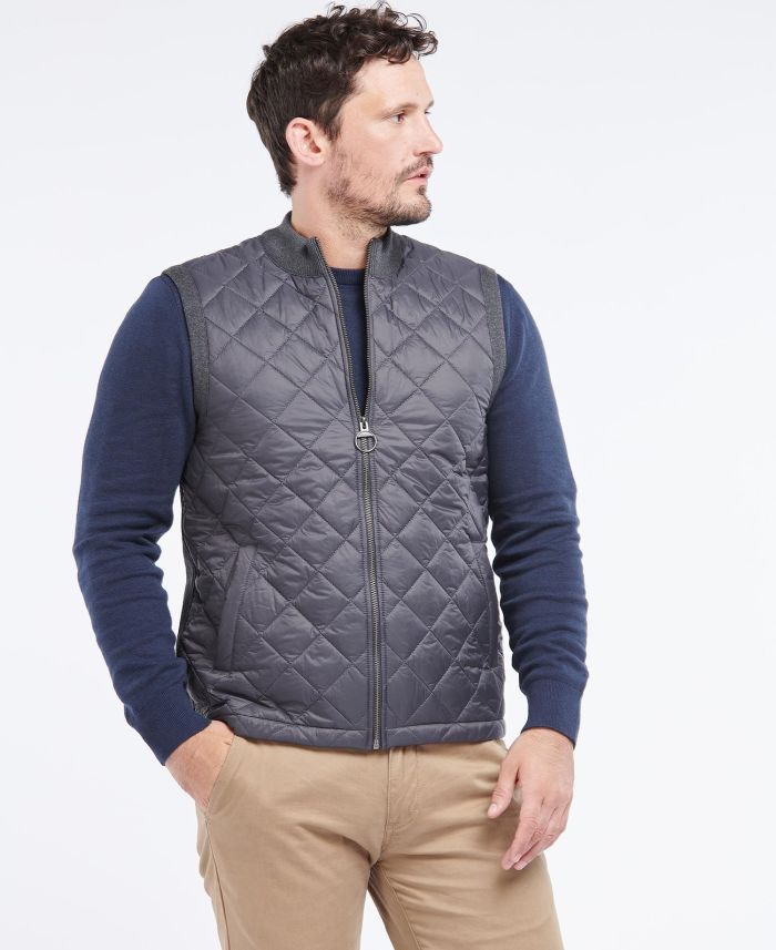 Barbour Quilted Zip Gilet MKN1377GY34