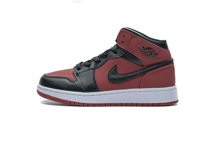 LJR Air Jordan 1 Mid Gym Red Black (GS) 554725-610