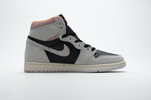 OG Air Jordan 1 Retro High Neutral Grey Hyper Crimson 555088-018