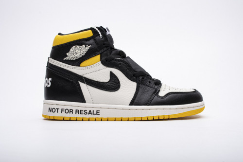 LJR Air Jordan 1 Retro High Not for Resale Varsity Maize 861428-107