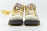 LJR Air Jordan 5 Retro OFF-WHITE Sail DH8565-100