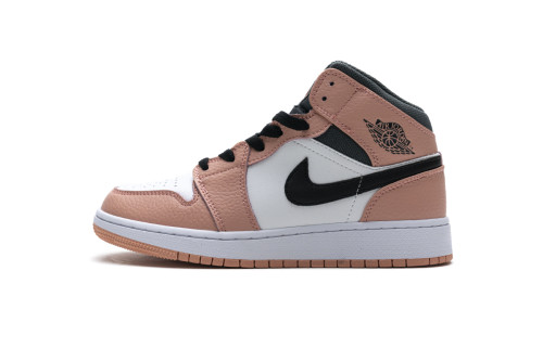 LJR Air Jordan 1 Mid Pink Quartz 555112-603