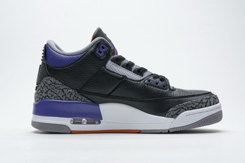 LJR Air Jordan 3 Retro Black Court Purple CT8532-050