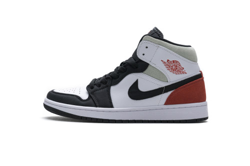 LJR Air Jordan 1 Mid SE Union Black Toe 852542-100