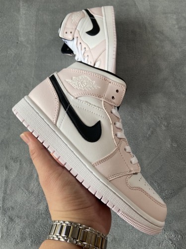 LJR Air Jordan 1 Mid Barely Rose BQ6472-500