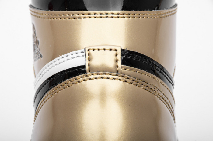 OG Air Jordan 1 Retro High NRG Patent Gold Toe 861428-007
