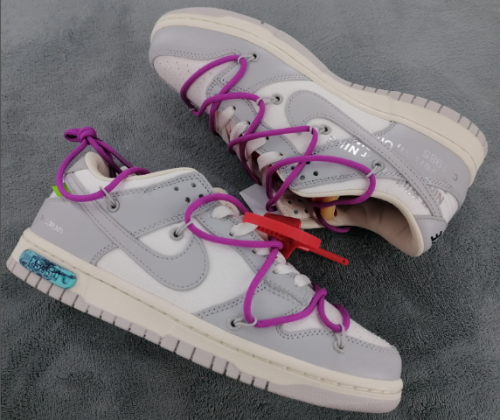 OG OFF WHITE x Nike Dunk SB Low The 50 NO.45 DJ1602-101