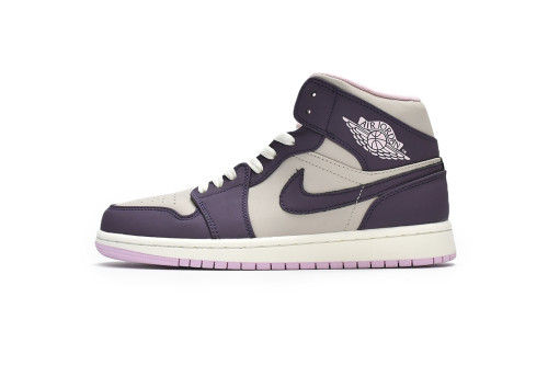 LJR Air Jordan 1 Mid GS Pro Purple 555112-500